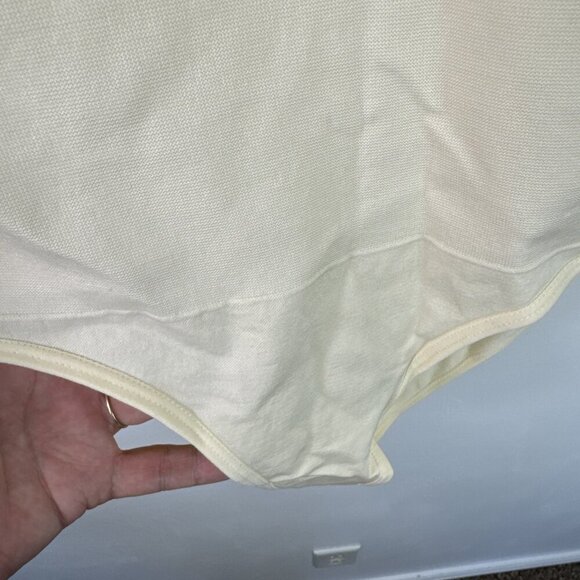 Shapermint Women's XL Open Bust Bodysuit Shaper Panty Creme NWT - Picture 3 of 14